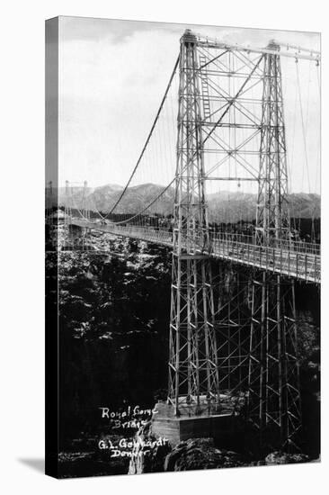 Royal Gorge, Colorado - Royal Gorge Bridge-Lantern Press-Stretched Canvas