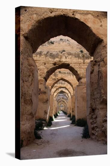 Royal Granaries of Moulay Ismail, Meknes, Morocco, Africa-Kymri Wilt-Stretched Canvas