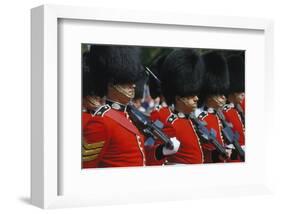 Royal Guard, London, England, United Kingdom of Great Britain-null-Framed Art Print