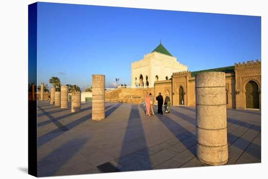 Royal Guard on Duty at Mausoleum of Mohammed V, Rabat, Morocco, North Africa, Africa-Neil Farrin-Stretched Canvas