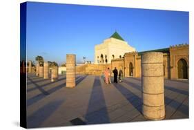 Royal Guard on Duty at Mausoleum of Mohammed V, Rabat, Morocco, North Africa, Africa-Neil Farrin-Stretched Canvas