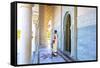 Royal Guard on Duty at Mausoleum of Mohammed V, Rabat, Morocco, North Africa, Africa-Neil Farrin-Framed Stretched Canvas