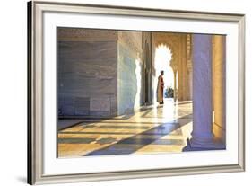 Royal Guard on Duty at Mausoleum of Mohammed V, Rabat, Morocco, North Africa, Africa-Neil Farrin-Framed Photographic Print