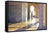 Royal Guard on Duty at Mausoleum of Mohammed V, Rabat, Morocco, North Africa, Africa-Neil Farrin-Framed Stretched Canvas