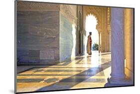 Royal Guard on Duty at Mausoleum of Mohammed V, Rabat, Morocco, North Africa, Africa-Neil Farrin-Mounted Photographic Print