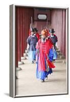 Royal guards changing ceremony, Changdeokgung Palace, Seoul, South Korea-Godong-Framed Photographic Print