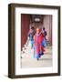 Royal guards changing ceremony, Changdeokgung Palace, Seoul, South Korea-Godong-Framed Photographic Print