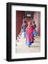 Royal guards changing ceremony, Changdeokgung Palace, Seoul, South Korea-Godong-Framed Photographic Print