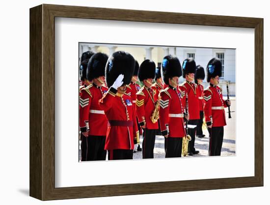 Royal Guards, London, South of England, United Kingdom of Great Britain-null-Framed Art Print
