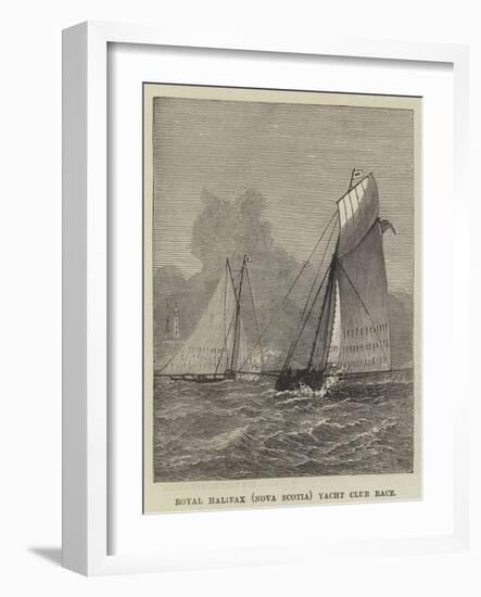 Royal Halifax (Nova Scotia) Yacht Club Race-null-Framed Giclee Print