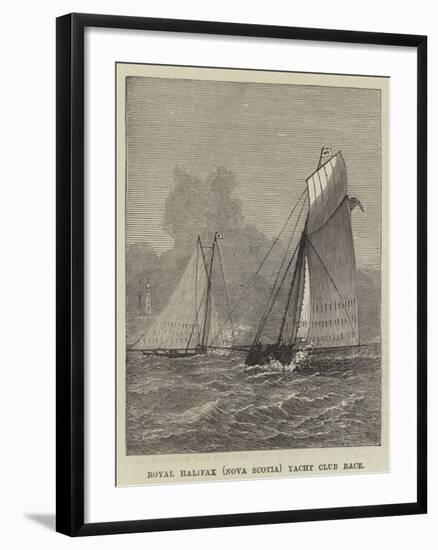 Royal Halifax (Nova Scotia) Yacht Club Race-null-Framed Giclee Print