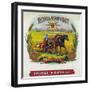 Royal Harvest Brand Cigar Box Label-Lantern Press-Framed Art Print