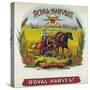 Royal Harvest Brand Cigar Box Label-Lantern Press-Stretched Canvas