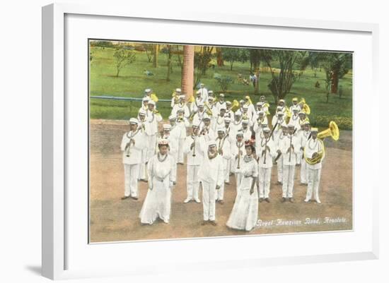 Royal Hawaiian Band, Honolulu, Hawaii-null-Framed Art Print