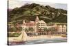 Royal Hawaiian Hotel, Hawaii-null-Stretched Canvas