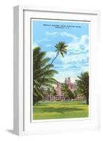 Royal Hawaiian Hotel, Honolulu, Hawaii-null-Framed Art Print