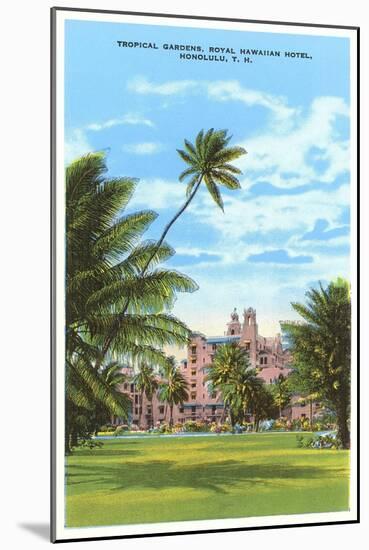 Royal Hawaiian Hotel, Honolulu, Hawaii-null-Mounted Art Print