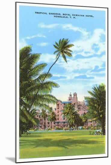 Royal Hawaiian Hotel, Honolulu, Hawaii-null-Mounted Art Print