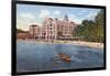 Royal Hawaiian Hotel, Waikiki, Hawaii-null-Framed Art Print