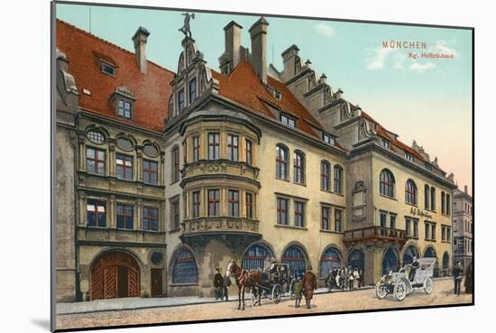 Royal Hofbrauhaus, Munich, Germany-null-Mounted Art Print