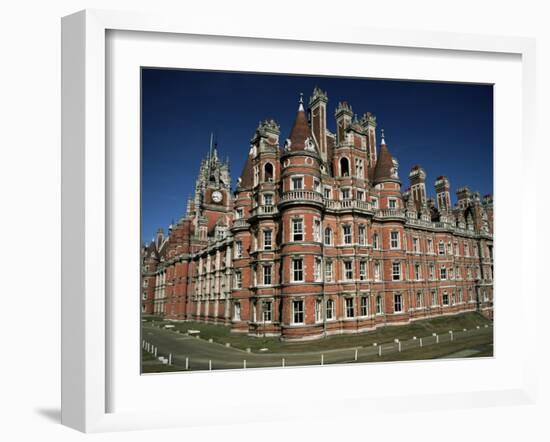 Royal Holloway College, Egham, Surrey, England, United Kingdom-Jean Brooks-Framed Photographic Print