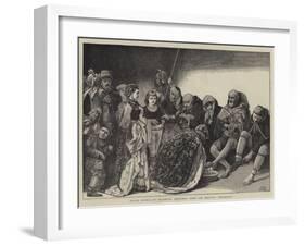 Royal Humility, Washing Beggars' Feet on Maundy Thursday-Sir James Dromgole Linton-Framed Giclee Print