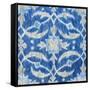 Royal Ikat I-Megan Meagher-Framed Stretched Canvas