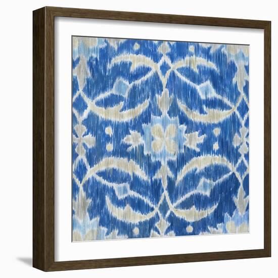 Royal Ikat I-Megan Meagher-Framed Art Print