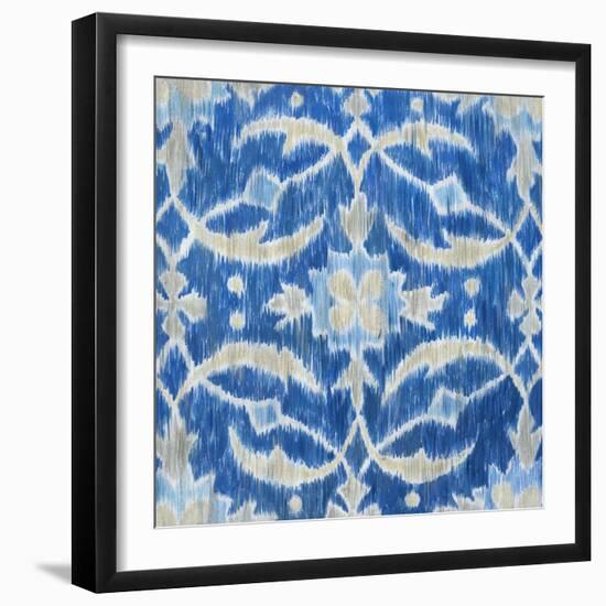 Royal Ikat I-Megan Meagher-Framed Art Print