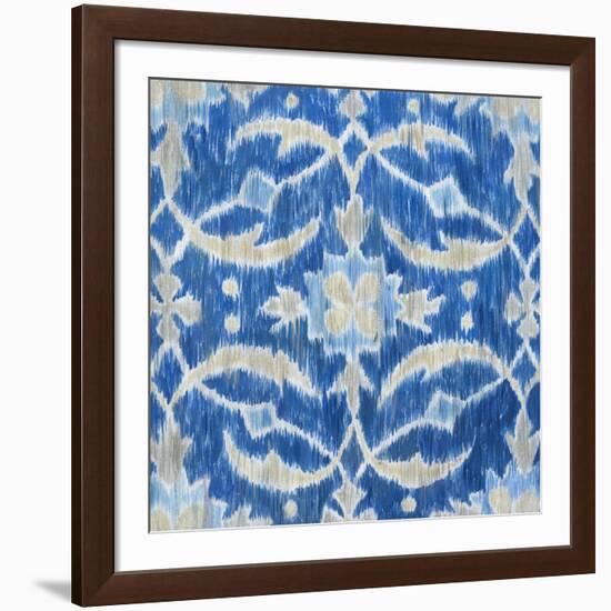 Royal Ikat I-Megan Meagher-Framed Art Print