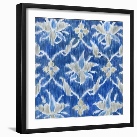 Royal Ikat II-Megan Meagher-Framed Art Print