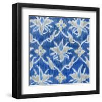 Royal Ikat II-Megan Meagher-Framed Art Print