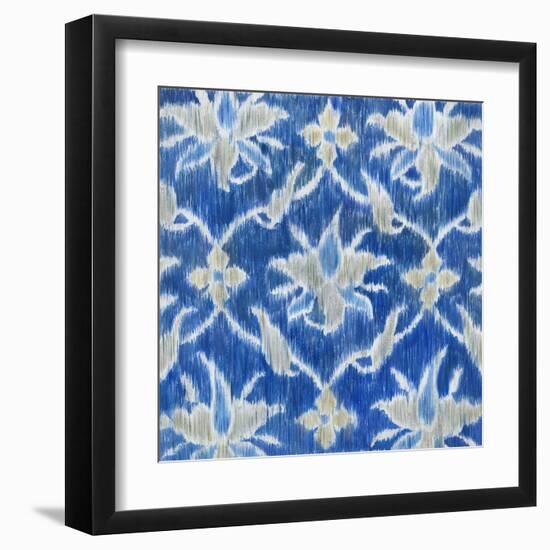 Royal Ikat II-Megan Meagher-Framed Art Print