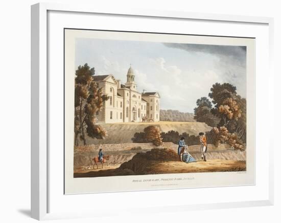 Royal Infirmary, Phoenix Park, Dublin, 1794-James Malton-Framed Giclee Print