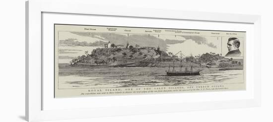 Royal Island, One of the Salut Islands, Off French Guiana-null-Framed Giclee Print