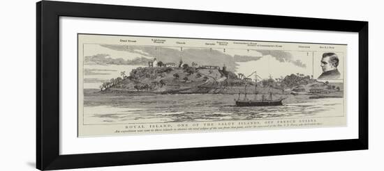 Royal Island, One of the Salut Islands, Off French Guiana-null-Framed Giclee Print