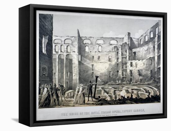 Royal Italian Opera House, Covent Garden, London, 1856-null-Framed Stretched Canvas