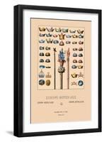 Royal Items of the Middle Ages-Racinet-Framed Art Print