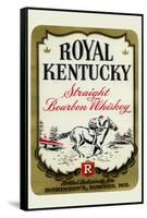 Royal Kentucky Straight Bourbon Whiskey-null-Framed Stretched Canvas