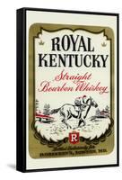 Royal Kentucky Straight Bourbon Whiskey-null-Framed Stretched Canvas