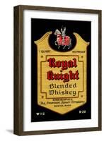 Royal Knight Blended Whiskey-null-Framed Art Print