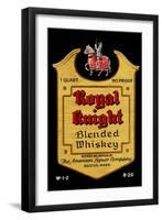 Royal Knight Blended Whiskey-null-Framed Art Print