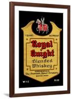 Royal Knight Blended Whiskey-null-Framed Art Print