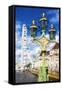 Royal Lamppost II - In the Style of Oil Painting-Philippe Hugonnard-Framed Stretched Canvas