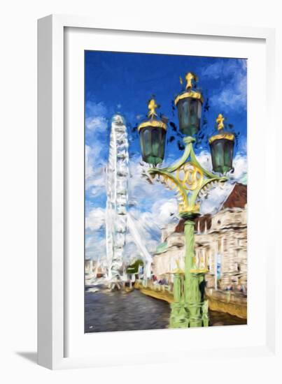 Royal Lamppost II - In the Style of Oil Painting-Philippe Hugonnard-Framed Giclee Print