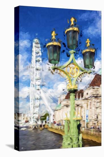 Royal Lamppost II - In the Style of Oil Painting-Philippe Hugonnard-Stretched Canvas