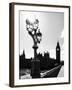 Royal Lamppost UK and Houses of Parliament and Westminster Bridge - Big Ben - London - England-Philippe Hugonnard-Framed Photographic Print