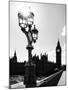 Royal Lamppost UK and Houses of Parliament and Westminster Bridge - Big Ben - London - England-Philippe Hugonnard-Mounted Photographic Print