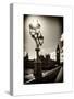 Royal Lamppost UK and Houses of Parliament and Westminster Bridge - Big Ben - London - England-Philippe Hugonnard-Stretched Canvas
