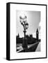 Royal Lamppost UK and Houses of Parliament and Westminster Bridge - Big Ben - London - England-Philippe Hugonnard-Framed Stretched Canvas